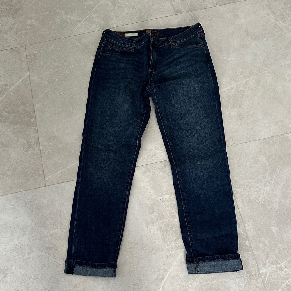 Kut from the Kloth Indigo Straight Leg Jeans